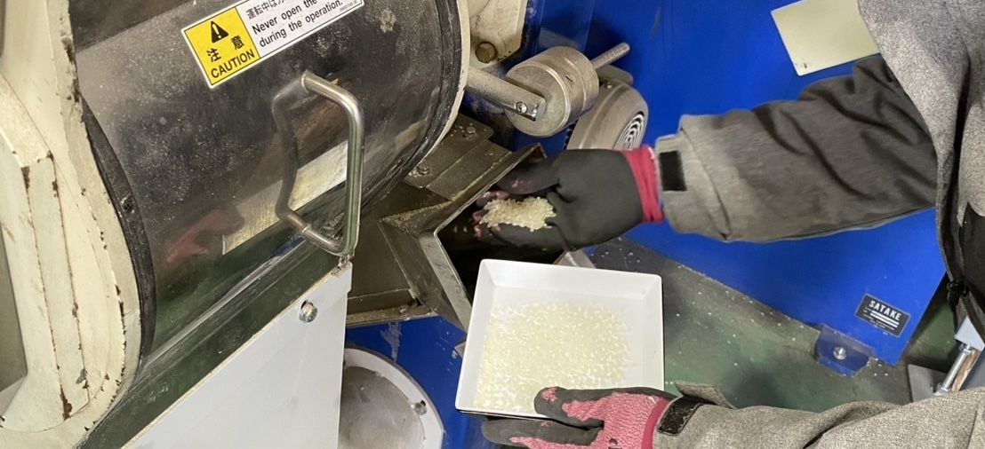 精米ライン（全自動精米機）