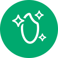 輝くお米のアイコン