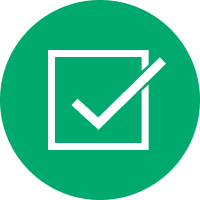 チェックマークのアイコン